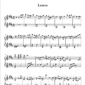 Lemon_歌谱投稿_词曲:YONEZU / KENSHI OOHASHI / YOSHINORI