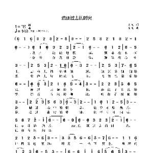追逐过去的时光_歌曲简谱_词曲:袁龙 袁龙