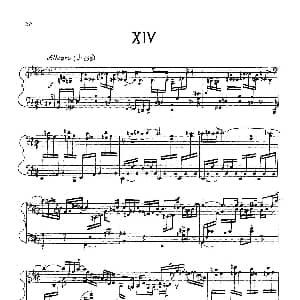 24 Preludes Op.53 钢琴谱 尼古拉 凯帕斯汀