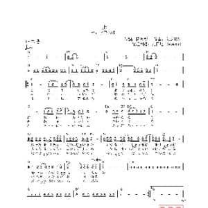 日 步_歌曲简谱_词曲:関沢新一 安藤実親