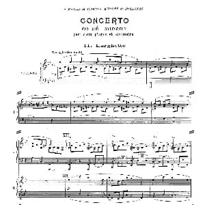 Concerto for 2 Pianos in d Minor 钢琴谱 弗朗西斯 普朗克 Francis Poulenc