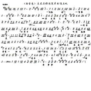 玉堂春 来至在都察院举目往上观_歌曲简谱