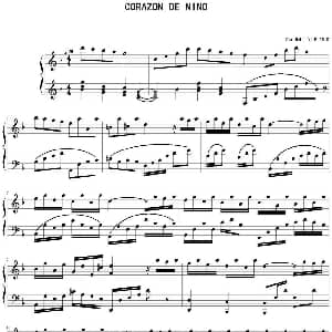 Corazon De Nino 钢琴谱 Raul Di Blasio