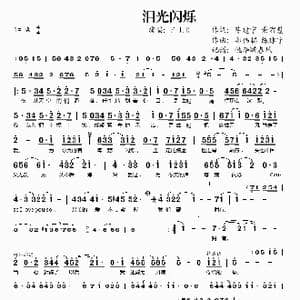 泪光闪烁_歌谱投稿