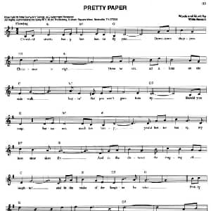 PRETTY PAPER_外国歌谱