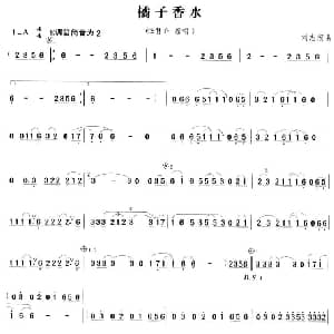 笛子谱 | 橘子香水 刘志宏