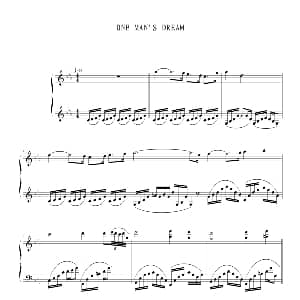 ONE MAN'S DREAM 钢琴谱 雅尼