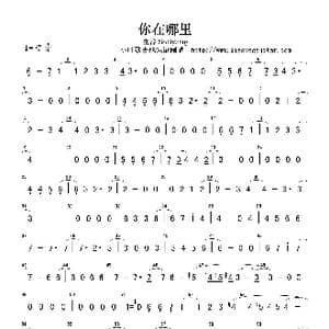 你在哪里 素香_歌曲简谱_词曲:素香 SoHyang 素香 SoHyang