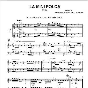 迷你波尔卡_外国歌谱