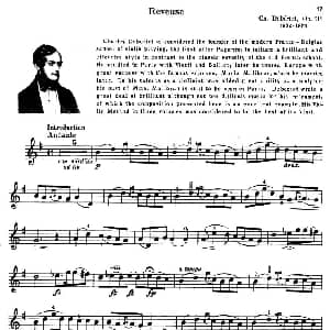 小提琴谱 | REVEUSE 梦幻 德贝里奥作曲版 DEBERIOT 德贝里奥