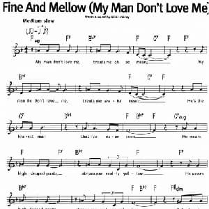 蓝调音乐:Fine And Mellow_外国歌谱