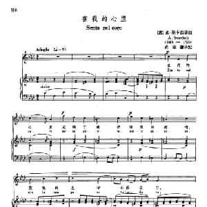 声乐教学曲库3 24在我的心里 意大利 _外国歌谱_词曲: 亚 斯卡拉蒂
