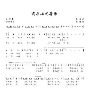 我在小芝等你_民歌简谱_词曲:金丹 陈波