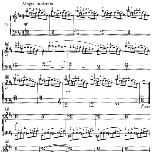 50首莱蒙钢琴练习曲 作品37 钢琴谱 莱蒙