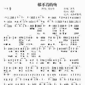 够不着的吻_歌谱投稿_词曲:王莉 波拉