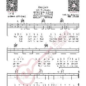 披头士乐队 Hey Jude 吉他谱_歌曲简谱