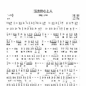 远去的心上人_歌曲简谱_词曲:桑尼 德吉