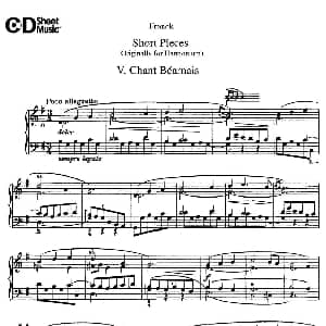 18 Short Pieces 钢琴谱 赛扎尔 弗兰克