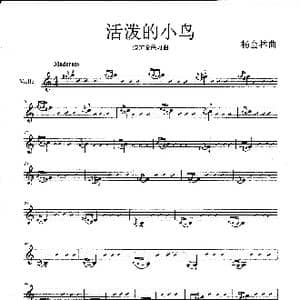 活泼的小鸟_歌曲简谱_词曲: 杨会林