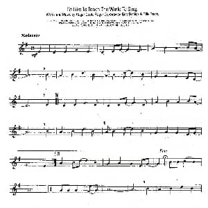 萨克斯谱 | l'd Like To Teach The World To Sing