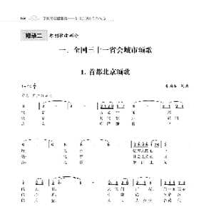 全中国31个省会城市31首颂歌_歌谱投稿_词曲:朱国鑫 朱国鑫