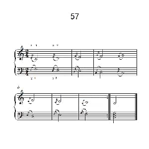 装饰音练习 57 钢琴谱