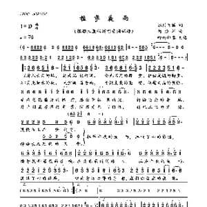 拉萨夜雨_歌曲简谱_词曲:冰川飞狐 阿汝汗