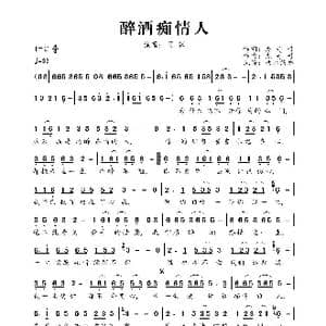 醉酒痴情人_歌曲简谱_词曲:杰哥哥 杰哥哥