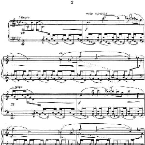 拉赫玛尼诺夫 音画练习曲2 Etudes tableaux Op.33 No.2 钢琴谱 拉赫玛尼诺夫