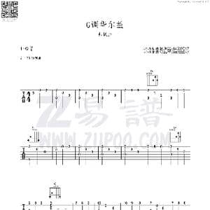 G调华尔兹_歌曲简谱_词曲: 弗提亚