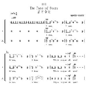 The Fate of Stars 星之命途合唱谱_歌曲简谱
