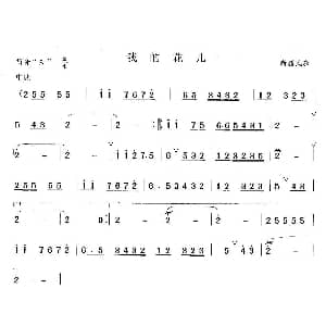 笛子谱 | 我的花儿 新疆民歌