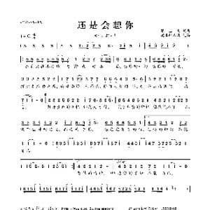 还是会想你_歌曲简谱_词曲:颖宝儿 颖宝儿