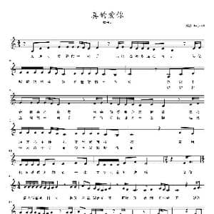 真的爱你_歌曲简谱