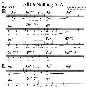 All Or Nothing At Al_外国歌谱