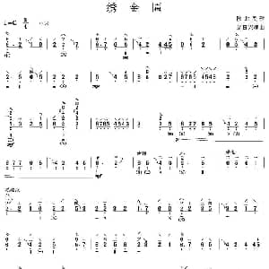 琵琶谱 | 绣金匾 汤良兴编曲版 汤良兴编曲
