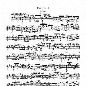 小提琴谱 | 巴赫小提琴变奏曲 一