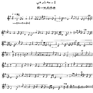 Ⅳ 恰尔尕木卡姆 218 222 主旋律谱 十二木卡姆