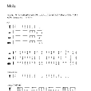 Mola 非洲手鼓谱