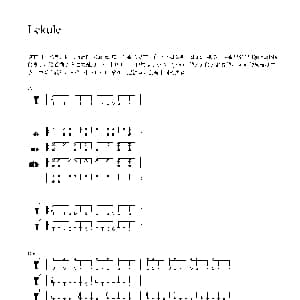 Lekule 非洲手鼓谱
