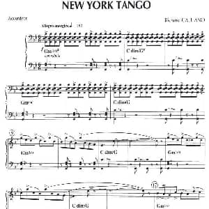 手风琴谱 | 纽约探戈