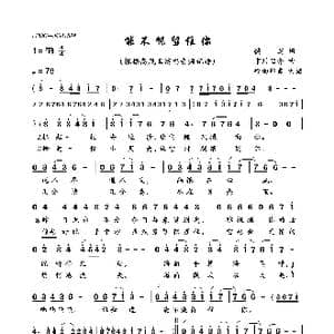 能不能留住你_歌曲简谱_词曲:慎芝 市川昭介