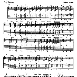 First Bulerias 吉他谱
