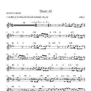 萨克斯谱 | Uncle Al 次中音萨克斯