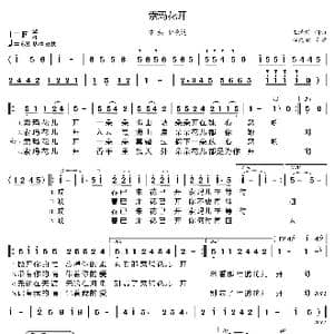 索玛花开_歌曲简谱_词曲:王泽洲 王泽洲