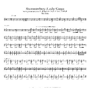 summerboy 架子鼓谱