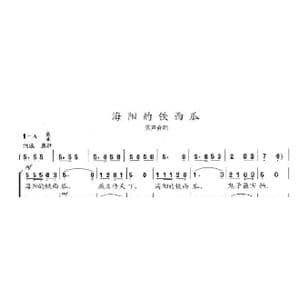 海阳的铁西瓜_歌曲简谱_词曲:陈志昂 陈志昂