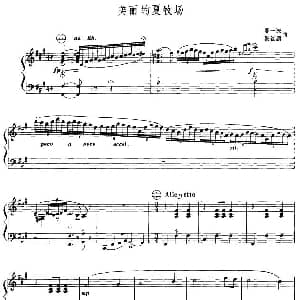 手风琴谱 | 美丽的夏牧场