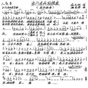 出门在外别想家_歌谱投稿_词曲:茹玉秋 张艺军