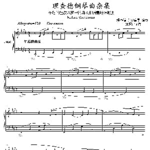理查德钢琴曲杂集 钢琴谱